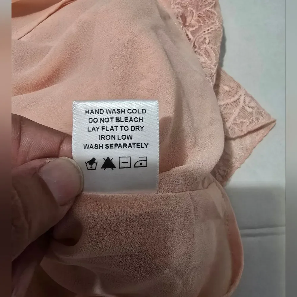 Revolve Tularosa Solange Lace Tiered Top In Blush Size Medium